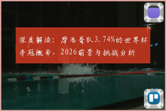 深度解读：摩洛哥队3.74%的世界杯夺冠概率，2026前景与挑战分析